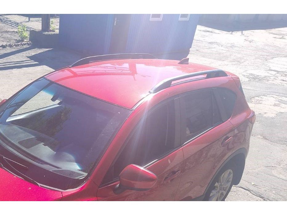 Mazda CX-5 2012-2017 рр. Рейлінги Skyport Black (2 шт)