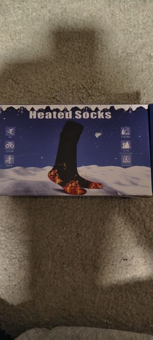 Meias que aquecem  com baterias