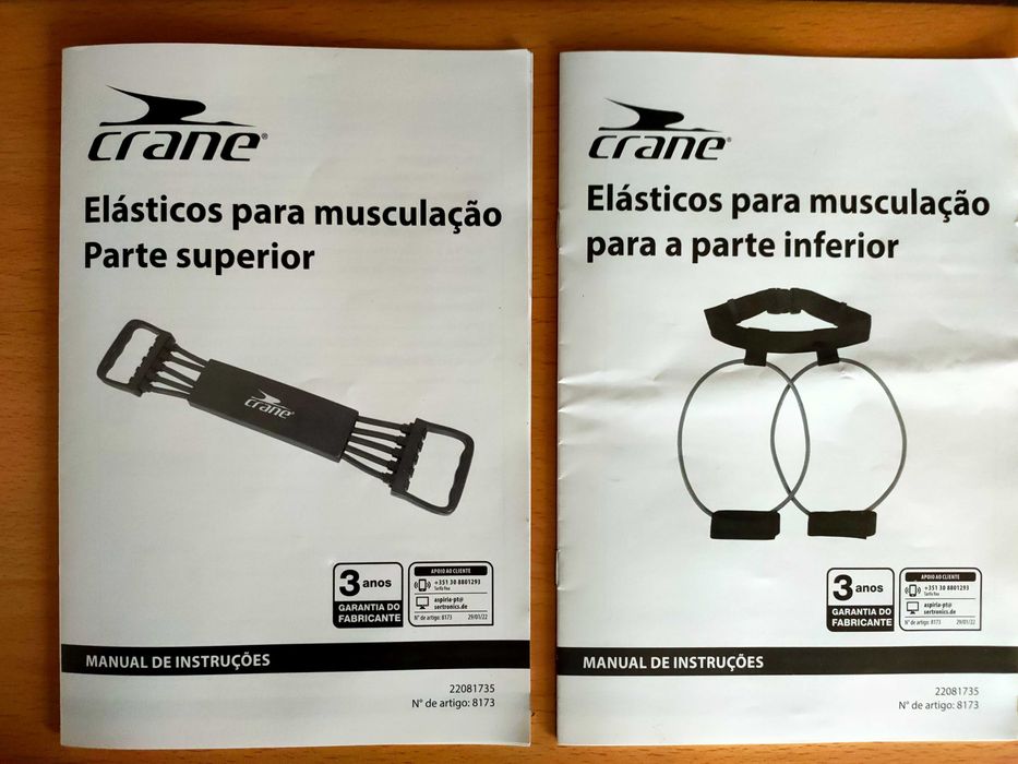 Vendo 2 elásticos para musculação Novos