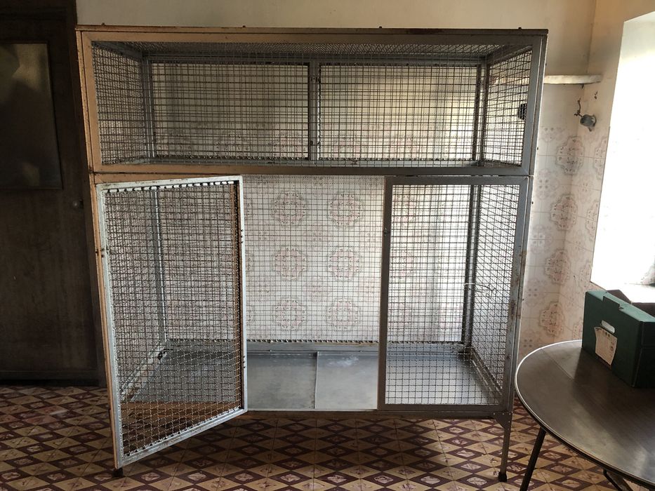 Gaiola para pássaros de inox