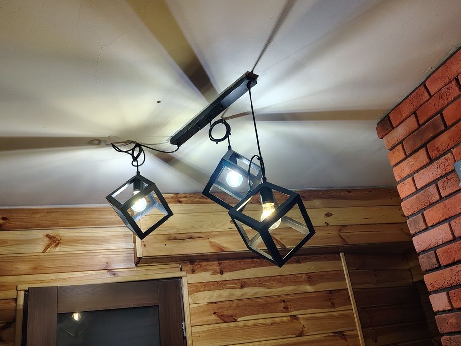 Lampa wisząca "kostka"