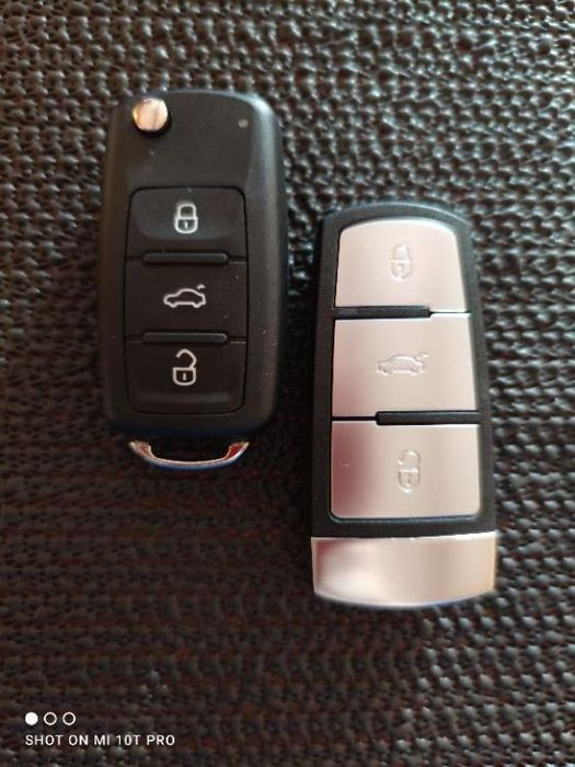 Kluczyk VW Golf Tiguan Touran Sharan Crafter Touareg Passat B6 B7 Kodowanie Gratis