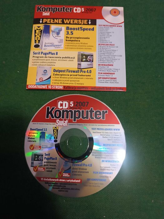 *Komputer Świat - BoostSpeed 3.5 / Serif PagePlus 8 / Outpost Firewall Pro 4.0