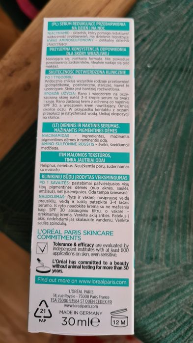 Serum na przebarwienia, Loreal, Bright Reveal