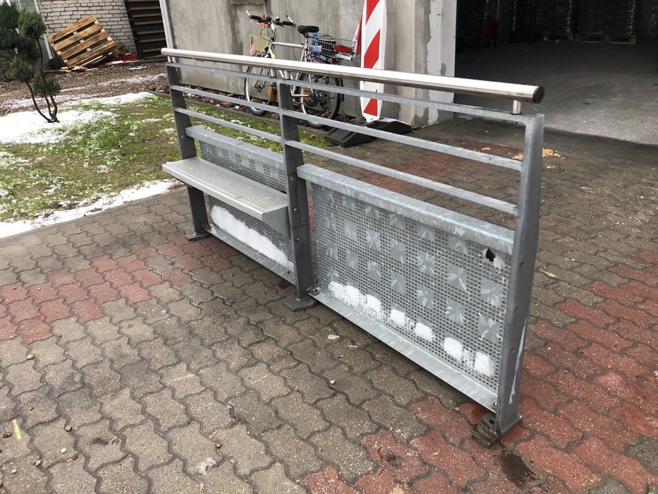 Balustrada balkonowa, płotek, ogrodzenie, ocynk