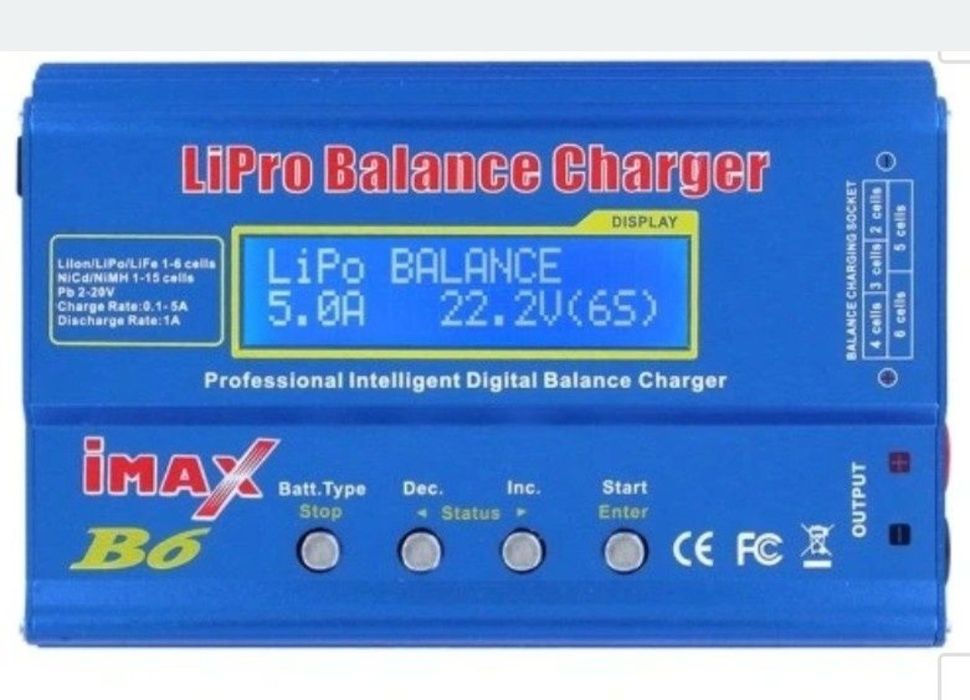 Szybko ładowarka /Rozładowarka RC  MagiDeal B6 Mini 50W do akumulatora RC
