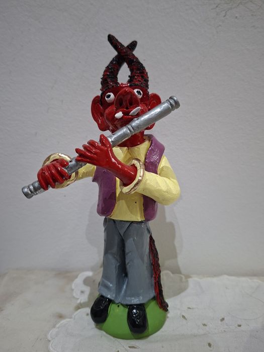Diabo musico do ceramista Francisco Lima de Barcelos Mistério filhos