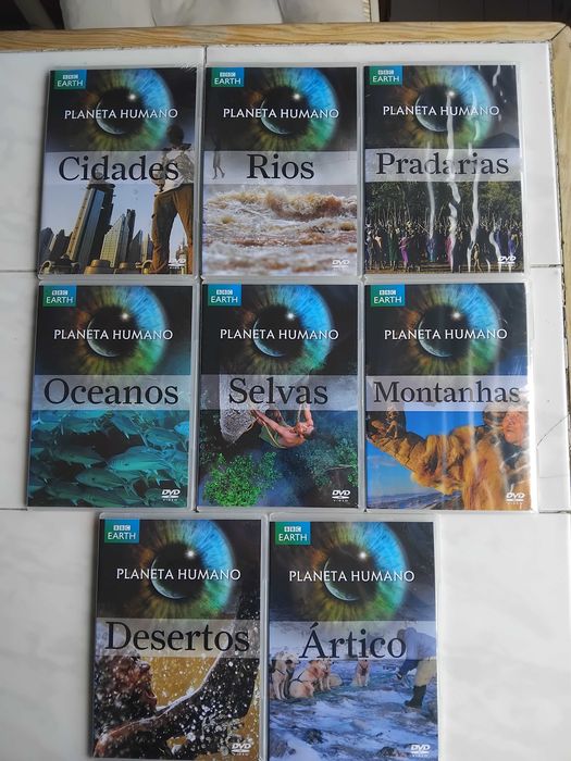 DVD'S - 8 Filmes Didáticos BBC EARTH