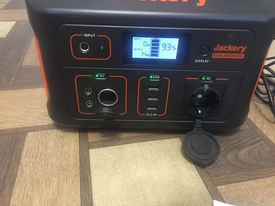 Jackery explorer 500 портативна зарядна станція