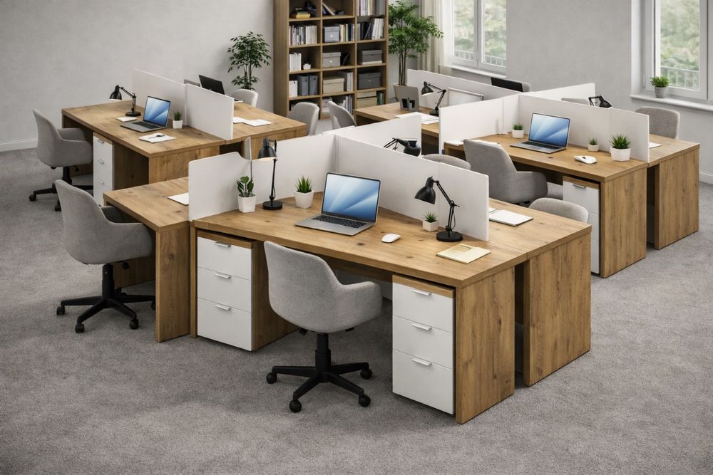 Biurko biurowe 180x80 | solidne | industrialne