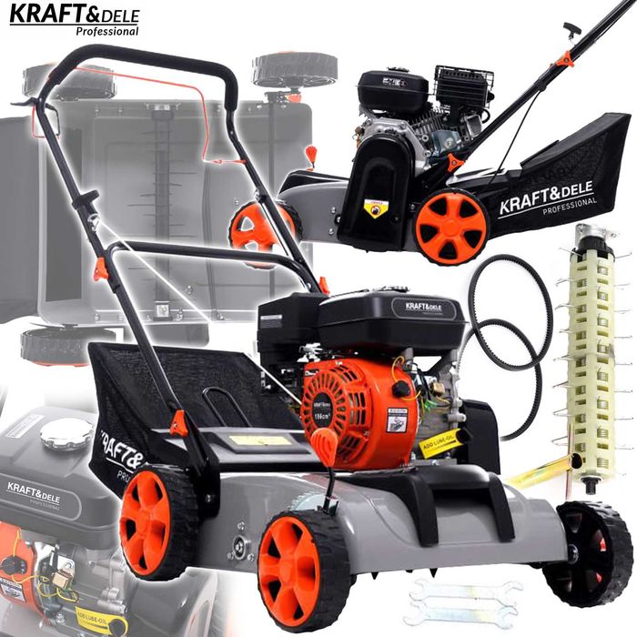 KRAFT&DELE Aerator Wertykulator Spalinowy 4,8kw Areator 38cm KD5191