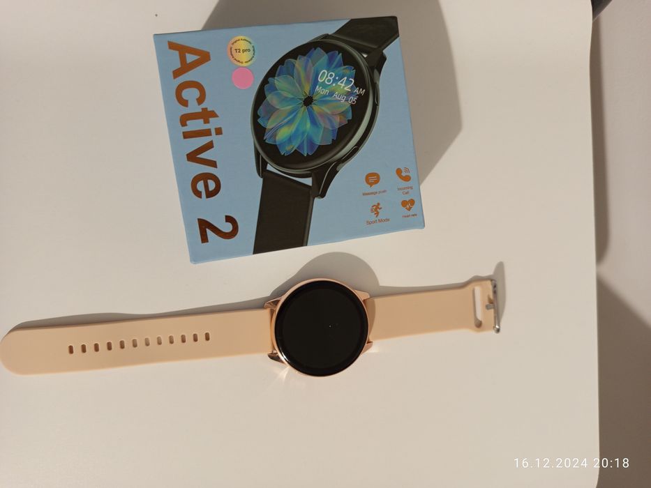 Nowy Smart Watch Active T2pro + Zegarek LED Gratis