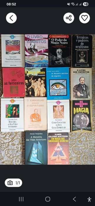 Magia Negra,Bruxaria,Ocultismo Livros Antigos Alguns Raros