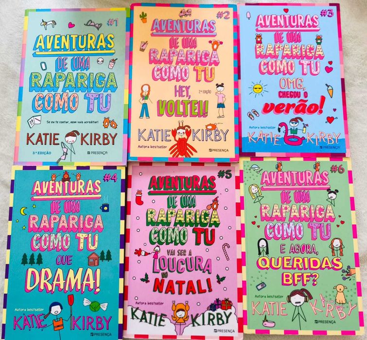 Livros "Aventuras de uma rapariga como tu"