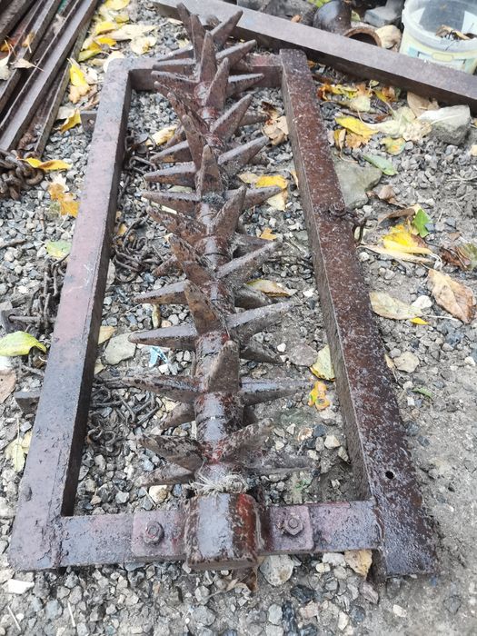 Kolczatka do pługa jednowałkowa