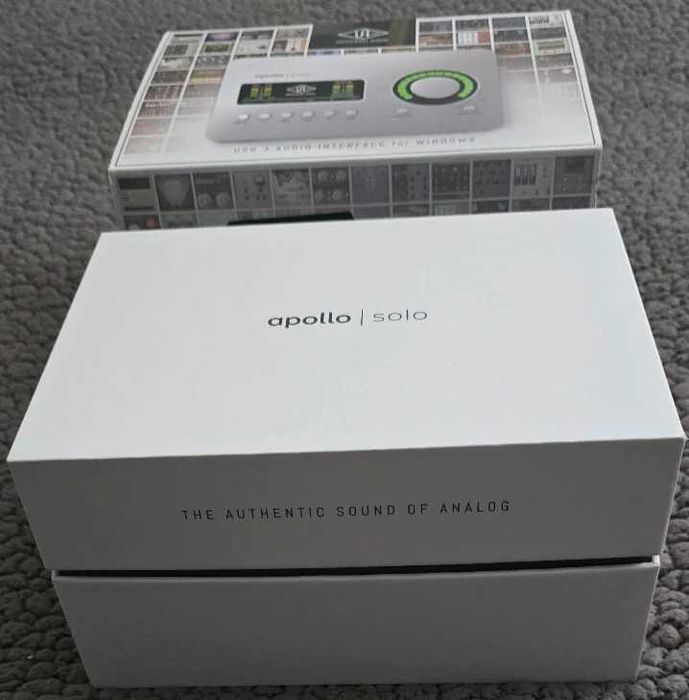 Universal Audio Apollo Solo USB Audio Interface Open Box. Never Used.