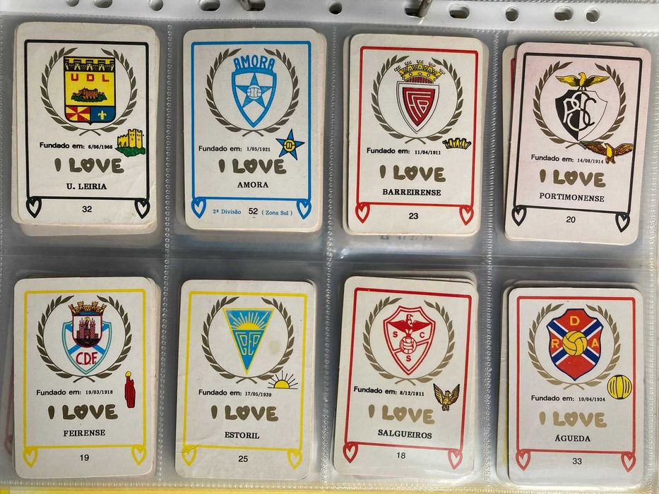 Calendários Antigos de Futebol - Clubes Portugueses (preço unitário)