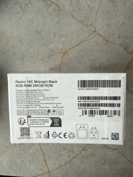 Мобільний телефон Xiaomi Redmi 15C 8/256GB Midnight Black