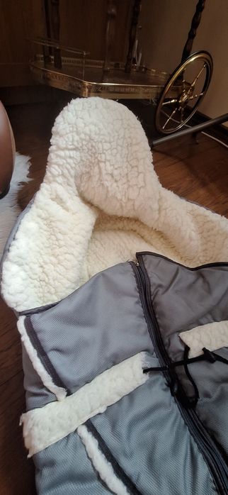 Wkładka śpiworek cieplutka do sanek uniwersalna