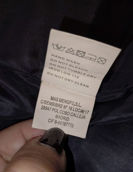 Gabardina Azul marinho como nova!