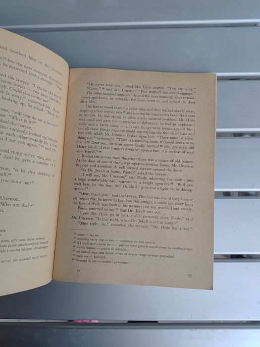 R.L. Stevenson Dr Jekyll and Mr Hyde – PZWS 1965 – wydanie angielskie