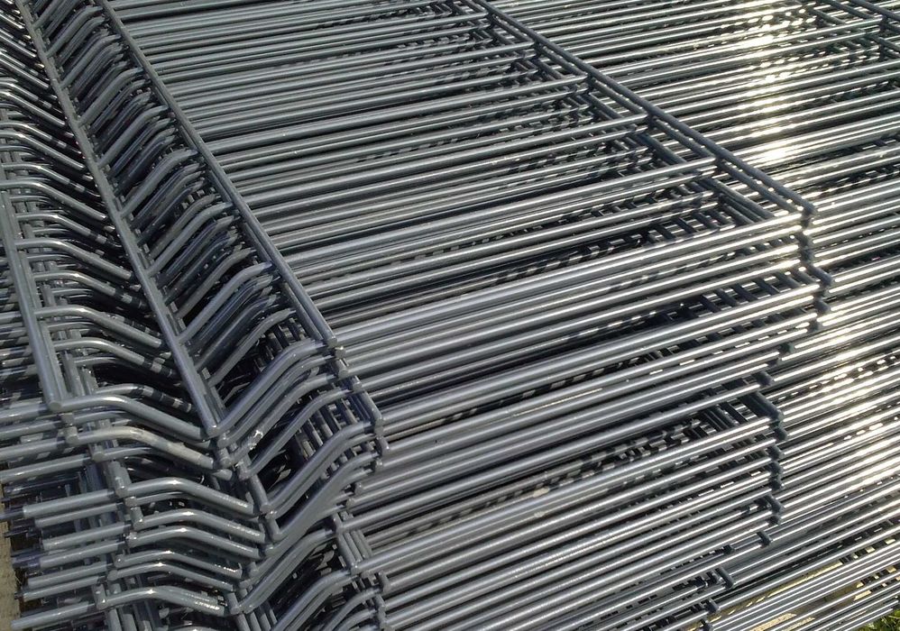 Ogrodzenie Panelowe TANIO ZESTAWY panel 3D słupek obejmy KOMPLET