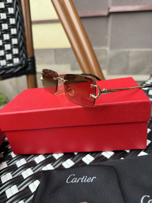 Сонцезахисні жіночі окуляри Cartier нові