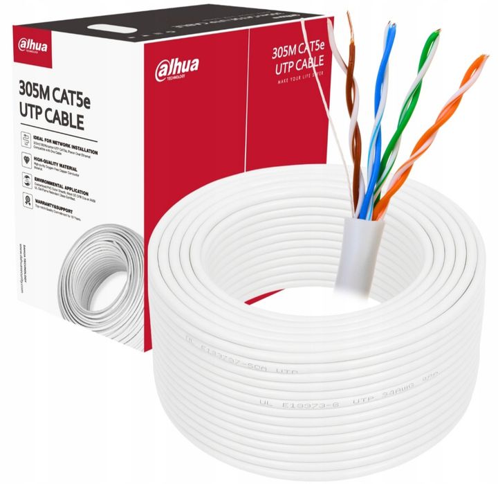 Kabel skrętka UTP 5e 4*2, 305 m