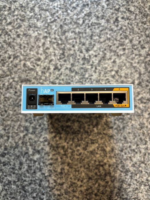 Маршрутизатор MikroTik hAP ac (RB962UiGS-5HacT2HnT)