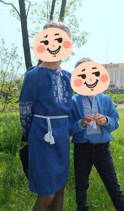 Вишиванка вишита сорочка дитяча