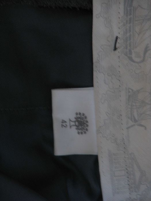 Eleganckie wełniane cienkie spodnie SOBORA - r.42