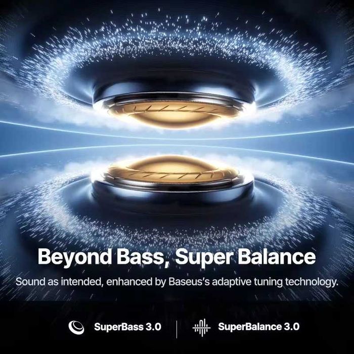 Навушники Baseus Inspire XP1 Dolby Audio ANC BT6.1 Sound by Bose White