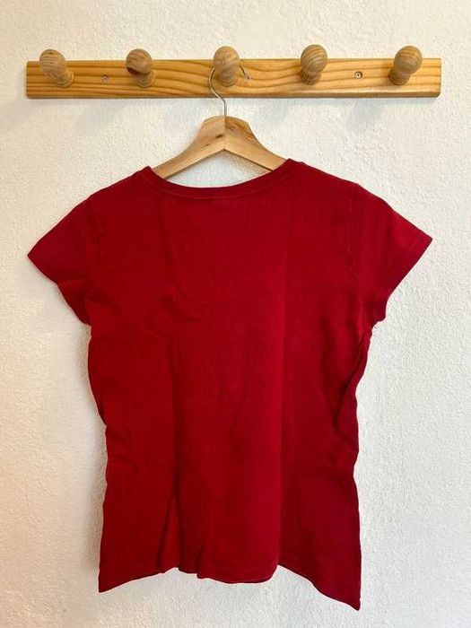 T-shirt babylook vinho