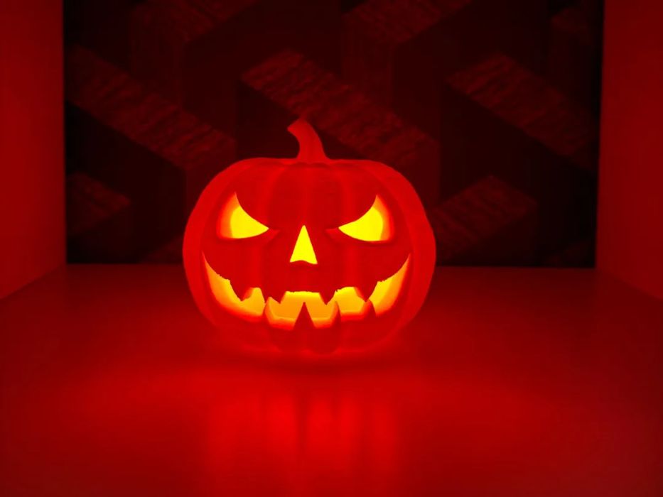 Abóbora de Halloween Assustadora