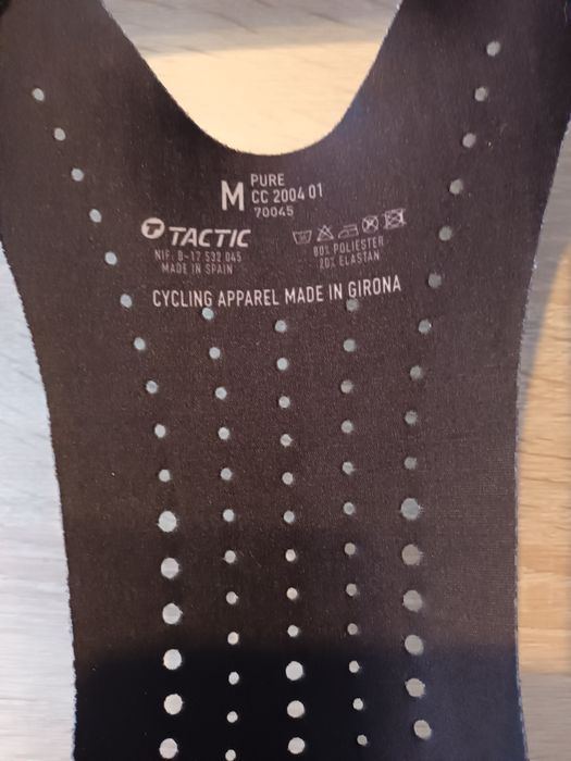 Spodenki kolarskie na szelkach Tactic