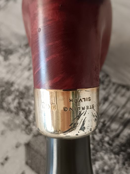 Cachimbo Petersons K&P argola em prata