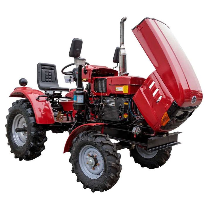 Трактор KENTAVR 200B в комплекті з навісним механізмом і фрезою