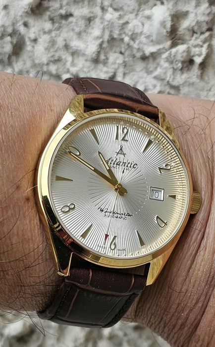 Zegarek Atlantic Worldmaster Automatic Art.Deco Full- Set gwarancja