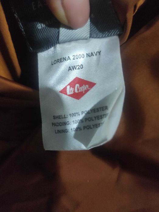 Dwustronna kurtka Lee Cooper puchowa xl XXL 42 44 Lorena 2000 Navy