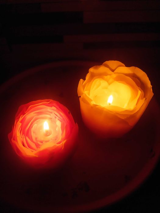 Свічки квіти ручна робота