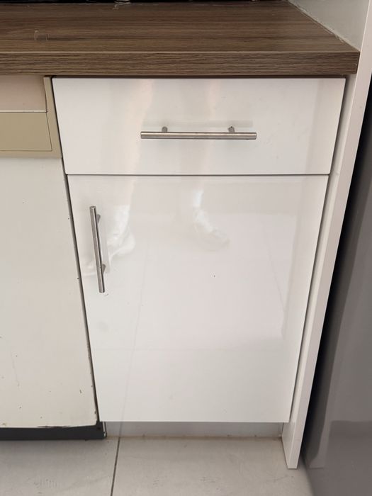 Portas/frentes de cozinha branco brilho - NOVAS - conjunto completo