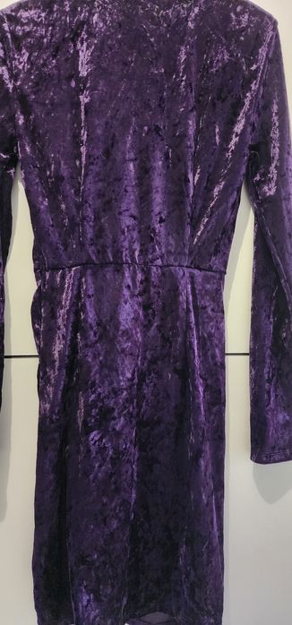 Vestido roxo da Mango