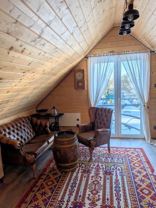 Całoroczny domek z banią "Sosnowy Brzeg" Królowe Stojło