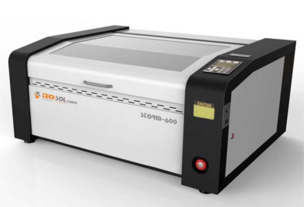 NOWY PLOTER Laserowy CO2 do grawerowania cięcia 60x40 cm. moc 60W