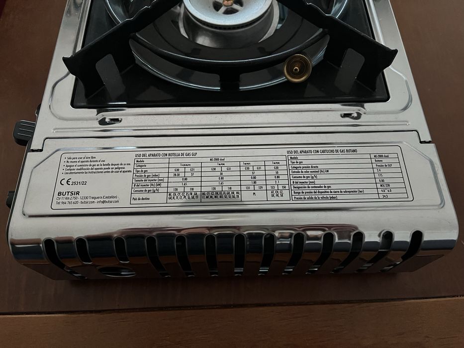 Fogão portátil a gás