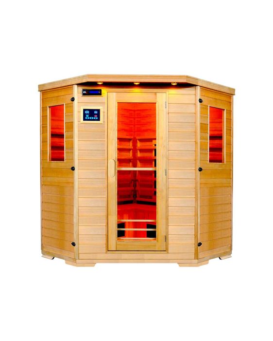 Sauna Infrared Oslo  4 osobowa z 8 Promiennikami Ceramicznymi