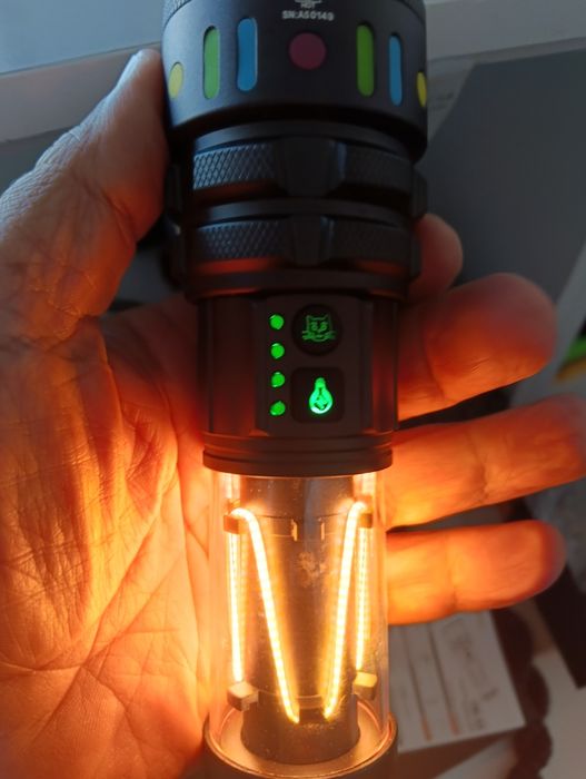 YMA5  Domine a noite Feixe principal concentrado Alcance real 600 m