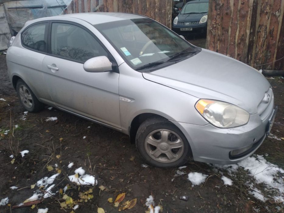 Авторазборка Hyundai Accent 2007 год 1.5 diz 3 дверный