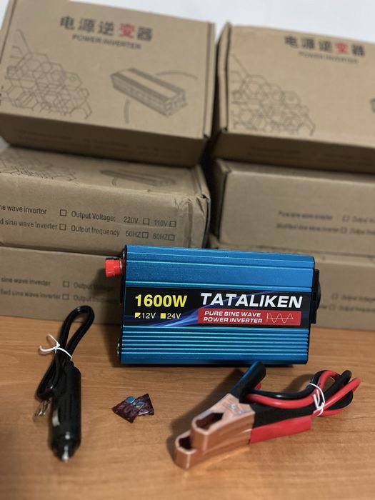 Инвертор 1600w 12в ,3000w 12/24в синус чистый