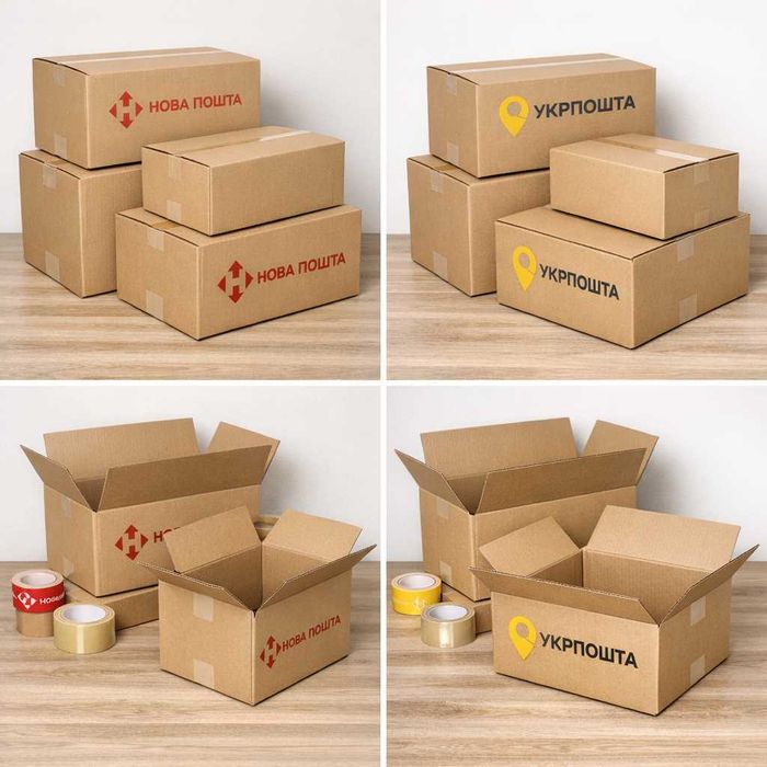 Коробка новой почти, картон